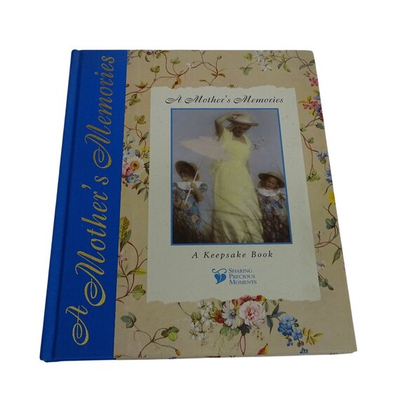 A Mothers Memories Keepsake Book Sharing Precious Moments Hardback Scrapbook - Picture 1 of 7